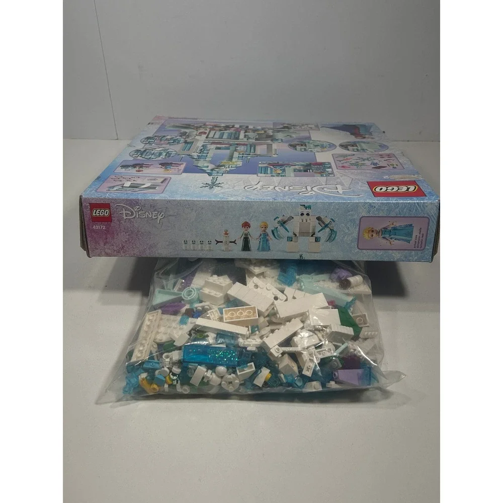 LEGO Disney Frozen Elsa's Magical Ice Palace 43172 Building Toy Set Box READ**